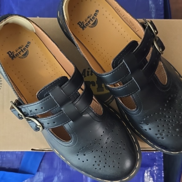 Dr. Martens Black Mary Jane Shoes - Picture 2 of 3